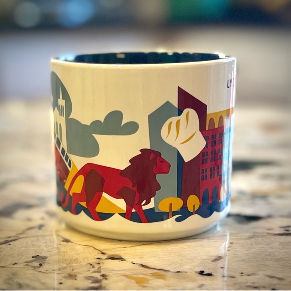 NIB Starbucks LYON, France YAH Collectible Mug - Picture 2 of 7